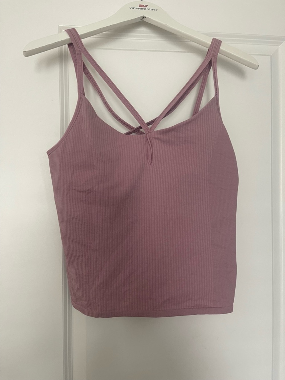 lululemon athletica Mauve Ribbed Strappy Camisole